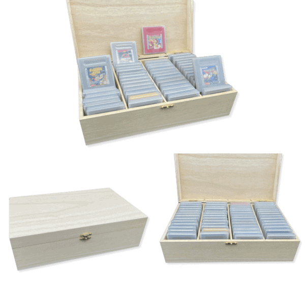 GameBoy Spiele Aufbewahrung Box  Holz -  nerdlevel.de